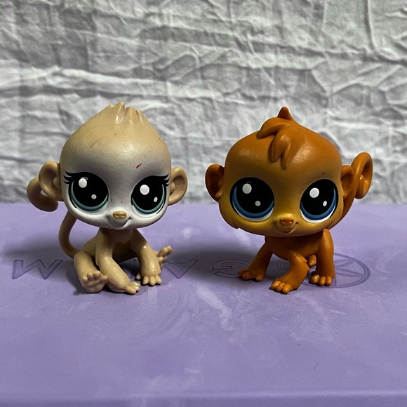 LPS Monkey and Turtle Families - Lot of 11 Pets + 2 Mini Pets - Picture 4 of 6